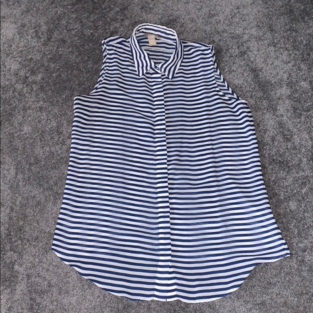 Button down tank top